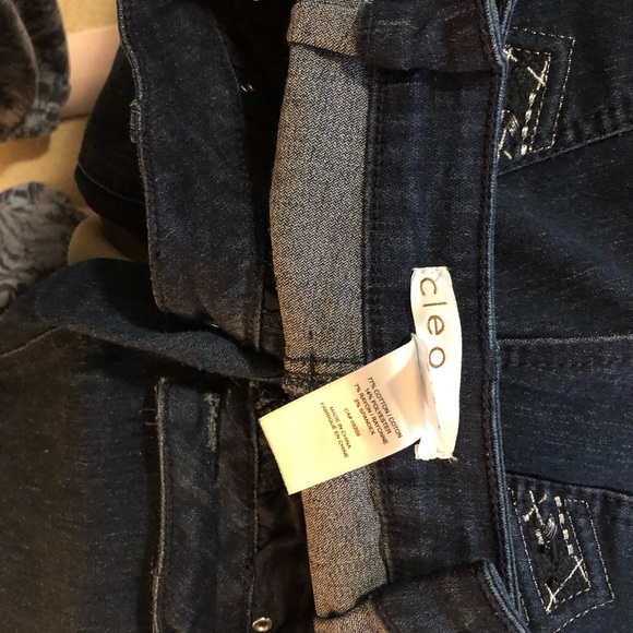 CLEO | Dark Wash 5 Pocket Slim Leg Jean SIZE 14 - Picture 10 of 16
